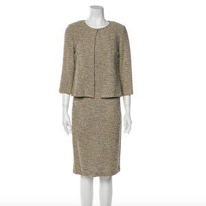 St. John Two-Piece Tweed Dress Set
